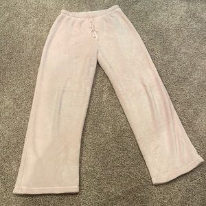 Croft&Barrow Light Pink Fuzzy Pants